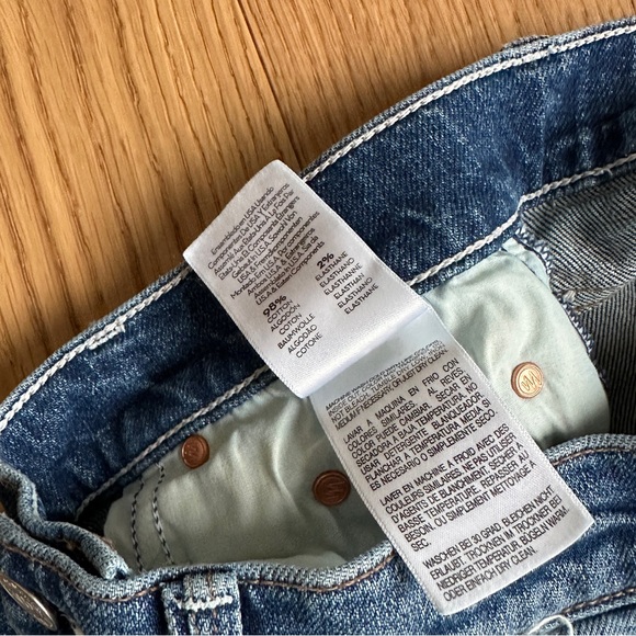 MOTHER The Tomcat Distressed Crop Jeans in Playing with Scissors Size 25 - Picture 7 of 11